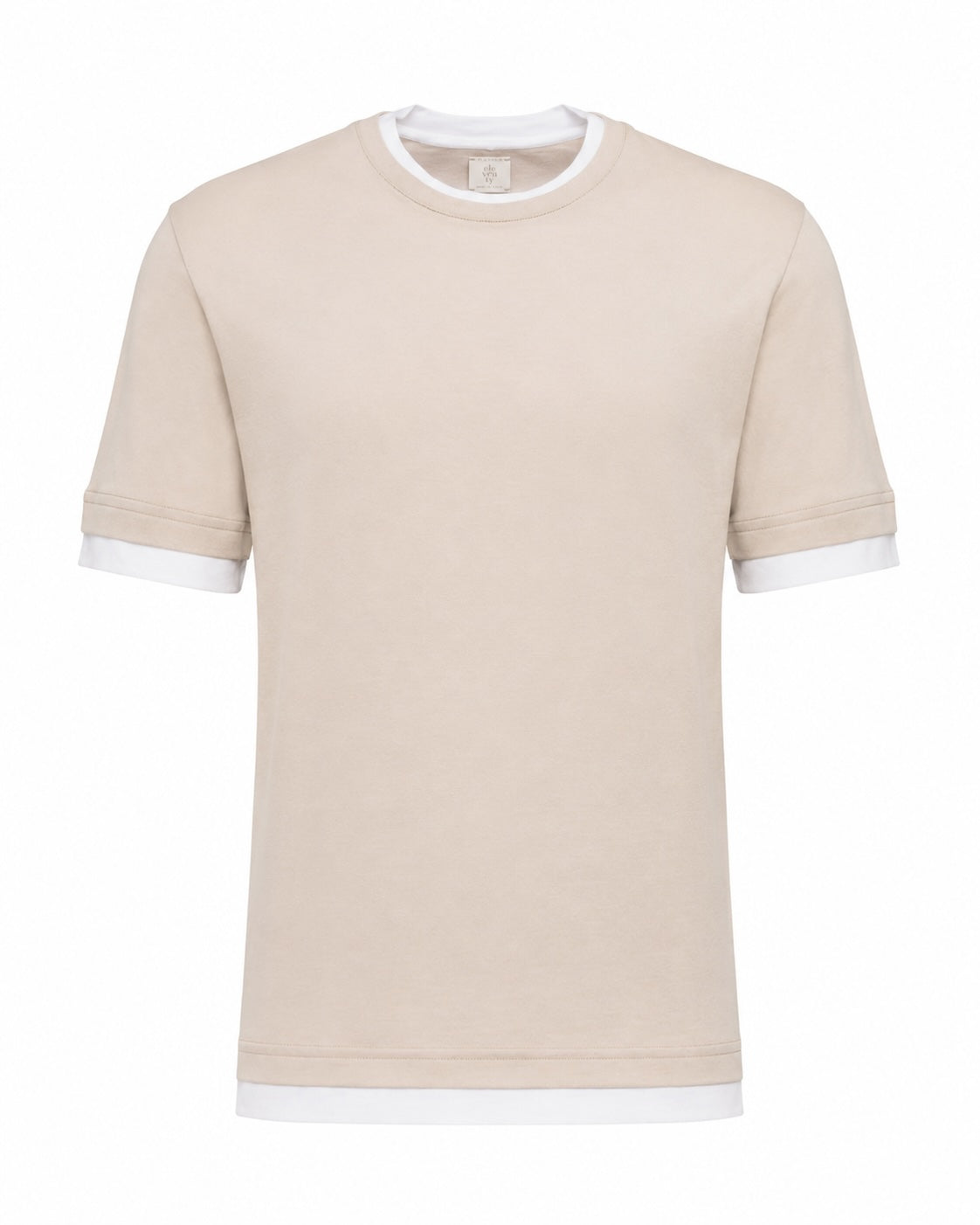 Cotton twill T-shirt relaxed fit