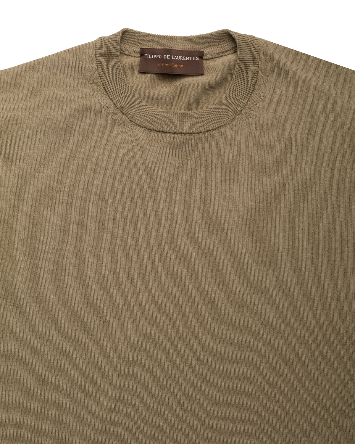 Cotton Crinkle Knit Slim Fit T-Shirt