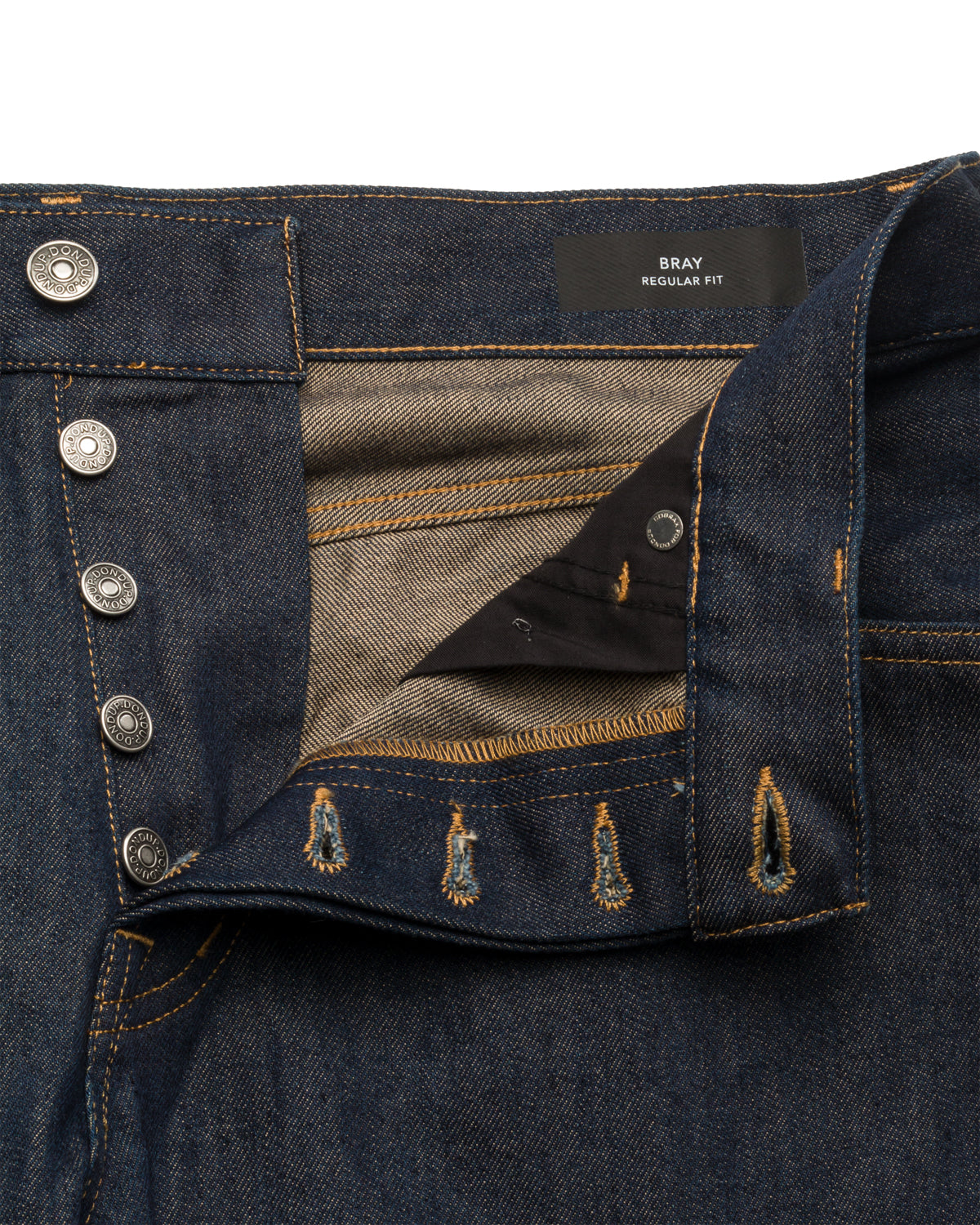 Raw Denim Jeans Straight Leg aus Baumwolle