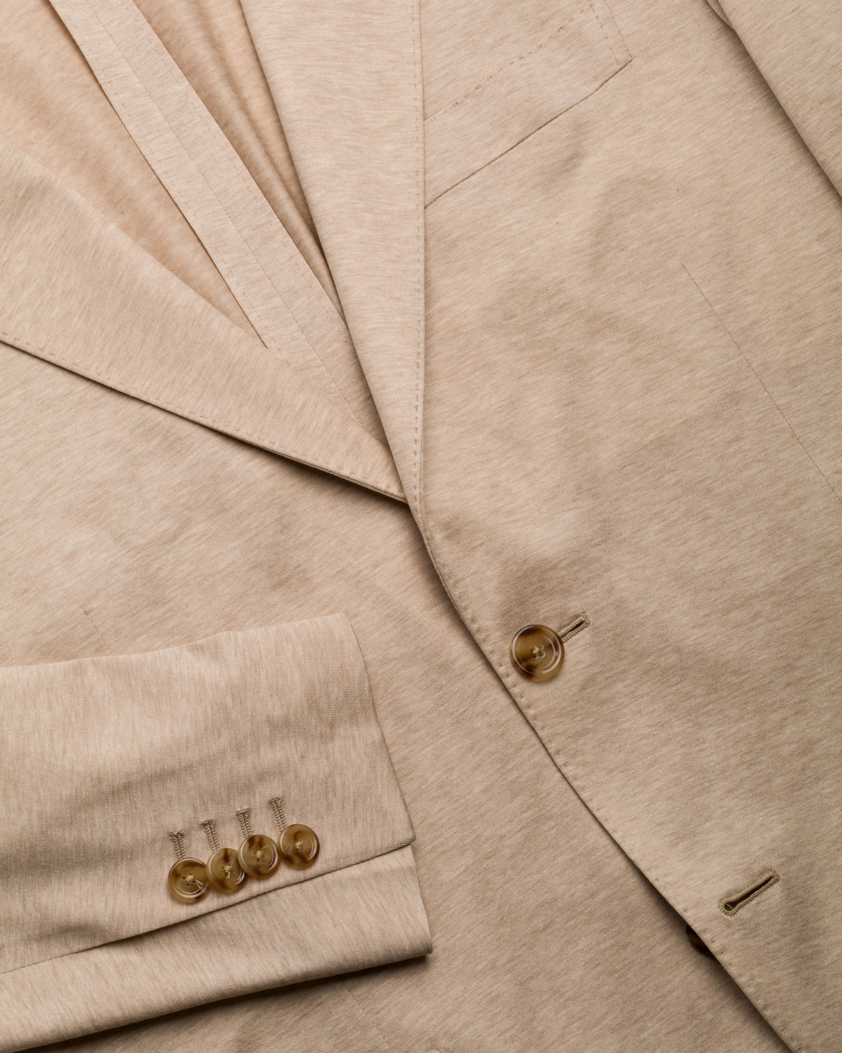 Cotton jersey blazer, slim fit, unlined