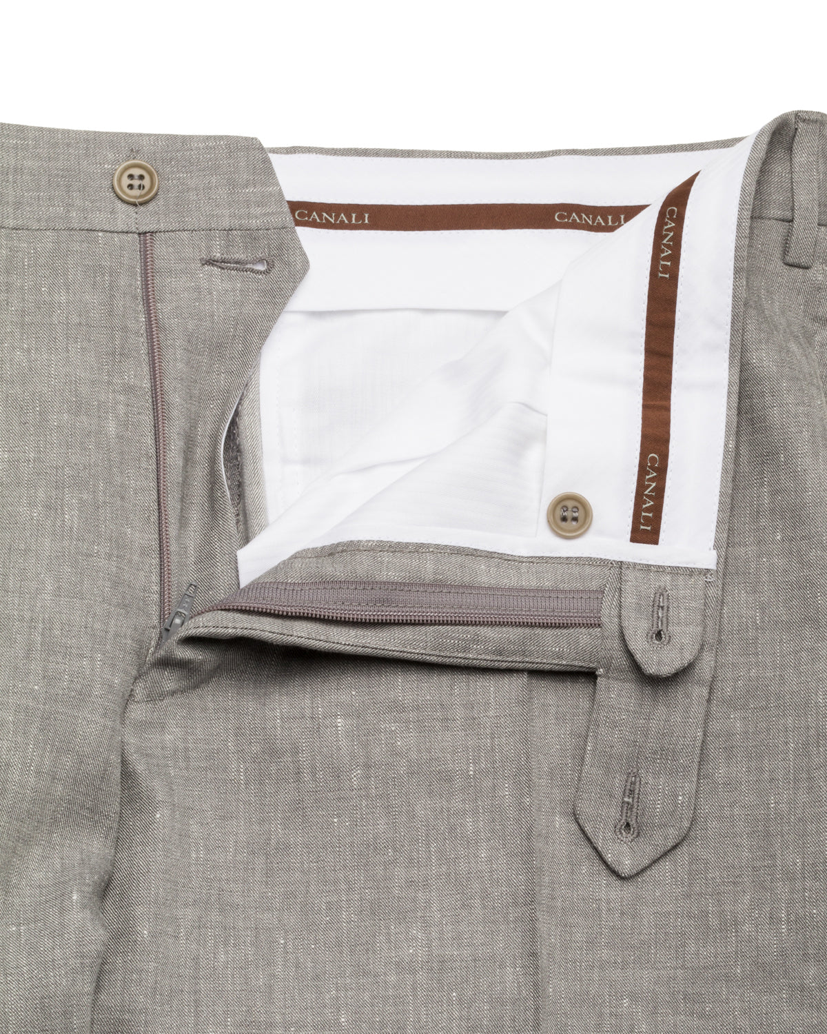 Business suit linen-wool blend slim fit