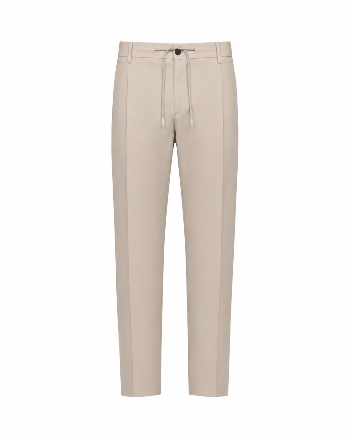 Satin Cotton Jog Pants Relaxed Slim Fit