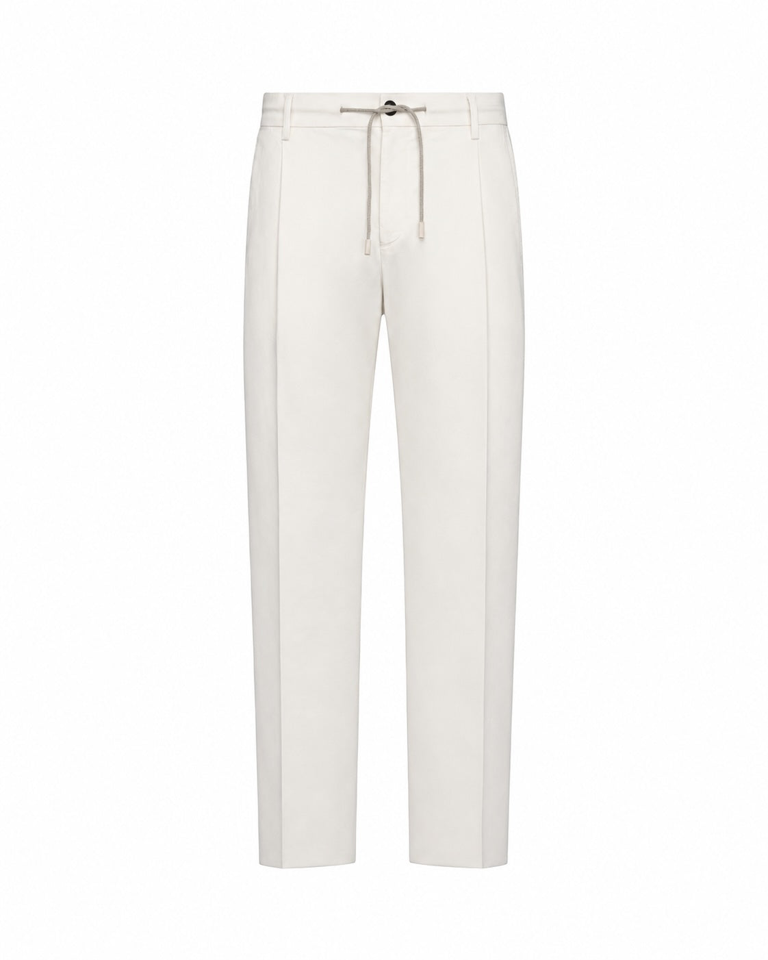 Satinbaumwolle Jogpants Relaxed Slim Fit