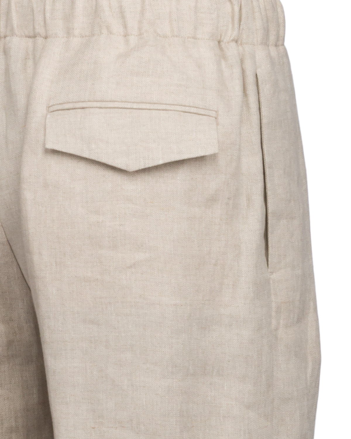 Linen jogger pants, relaxed fit