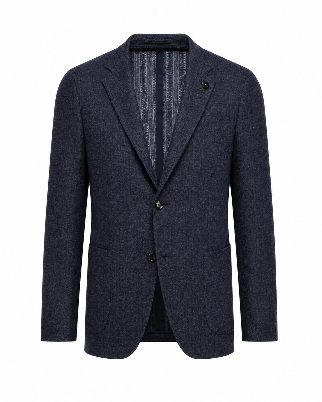 Knitted blazer Tencel cotton slim fit