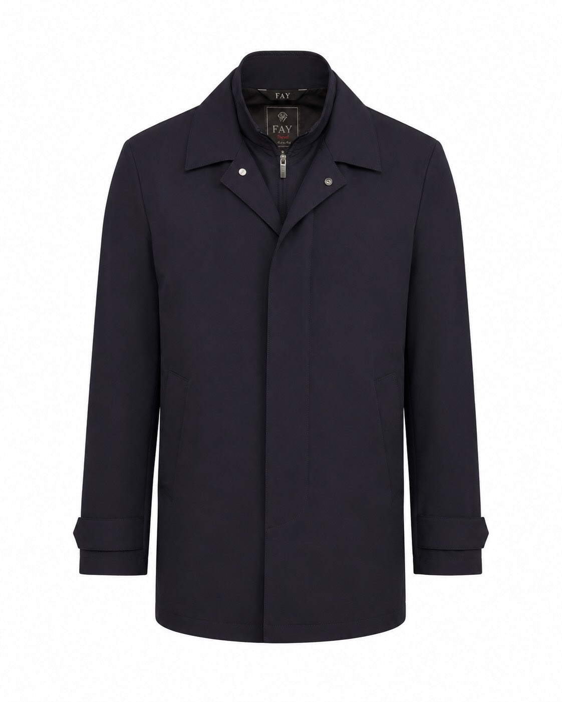Travel Coat Tech Fabric Slim Fit