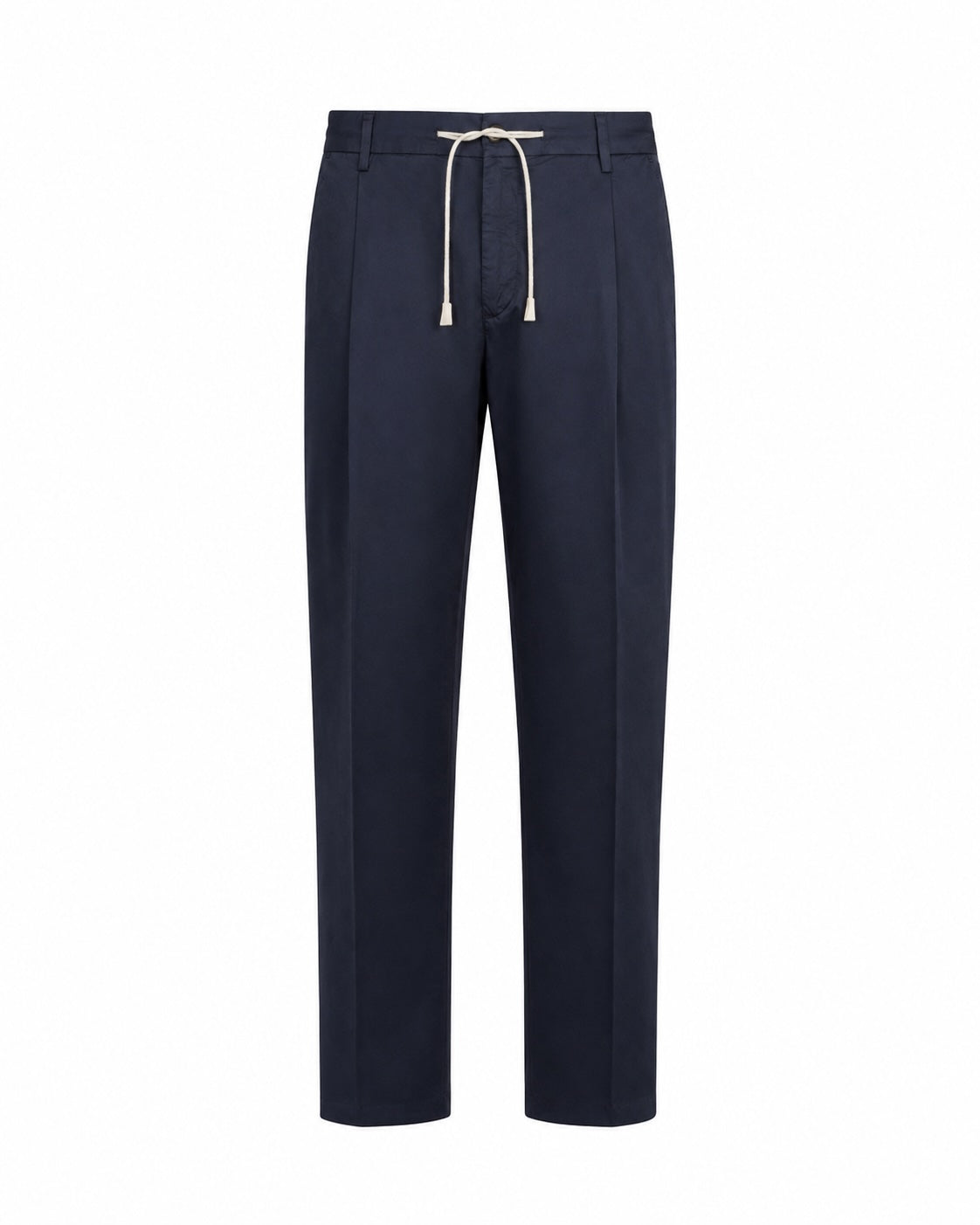 Satinbaumwolle Jogpants Relaxed Slim Fit