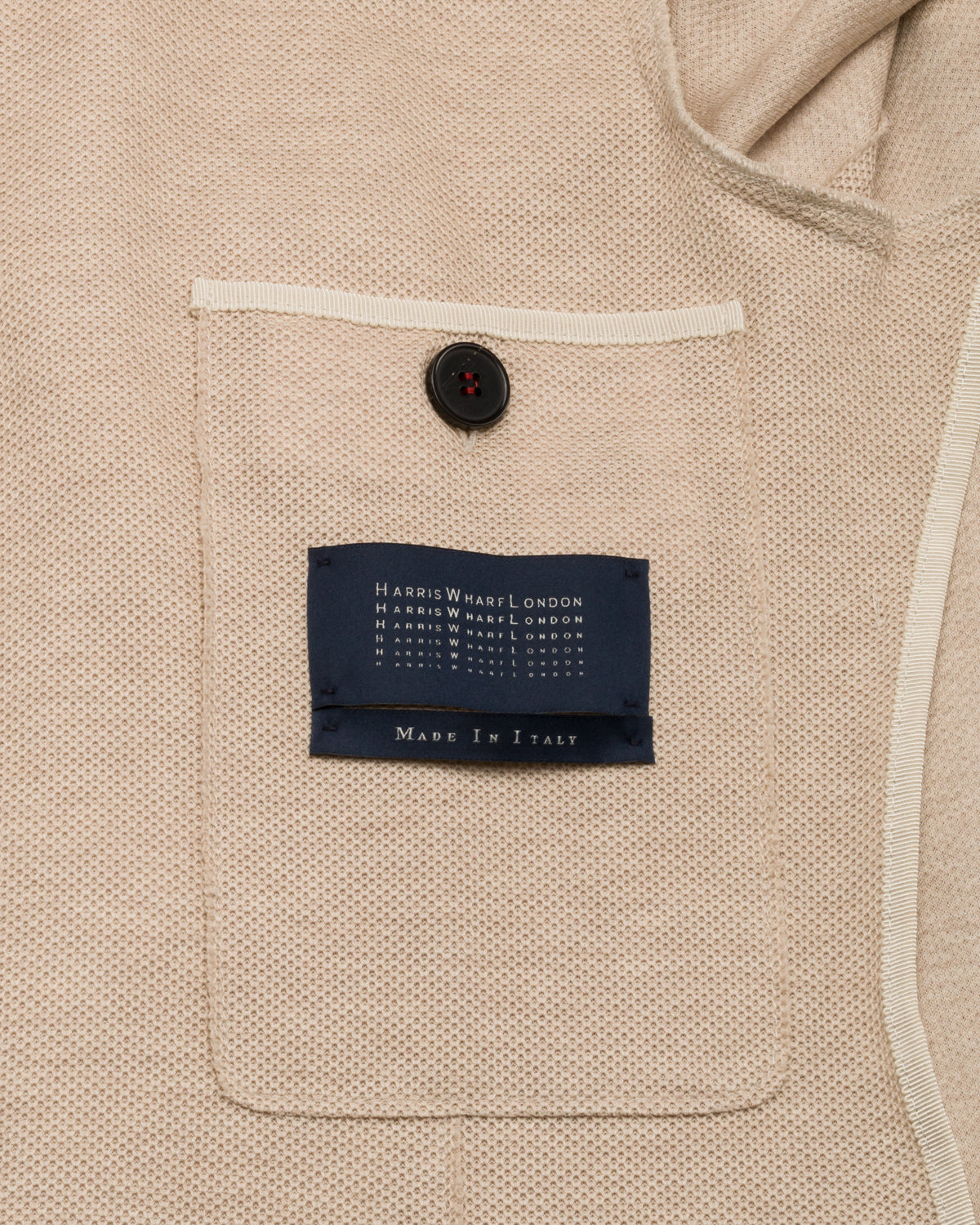 Jersey Sakko Baumwolle Slim Fit ungefüttert