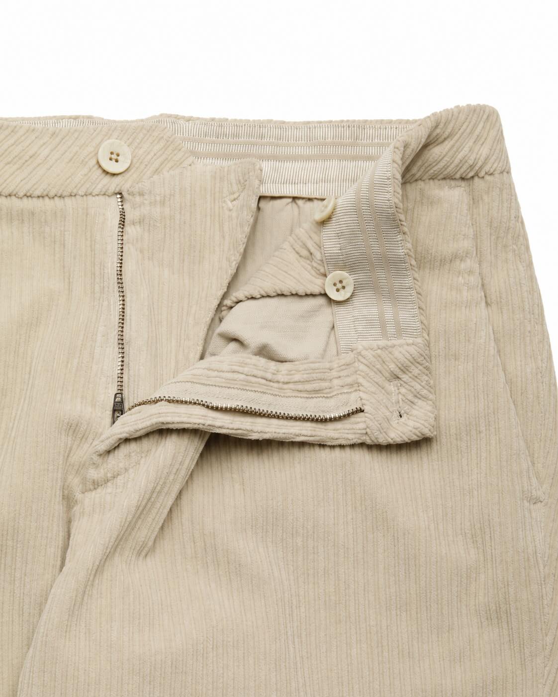 Corduroy trousers DAVIDE Relaxed Fit in cotton