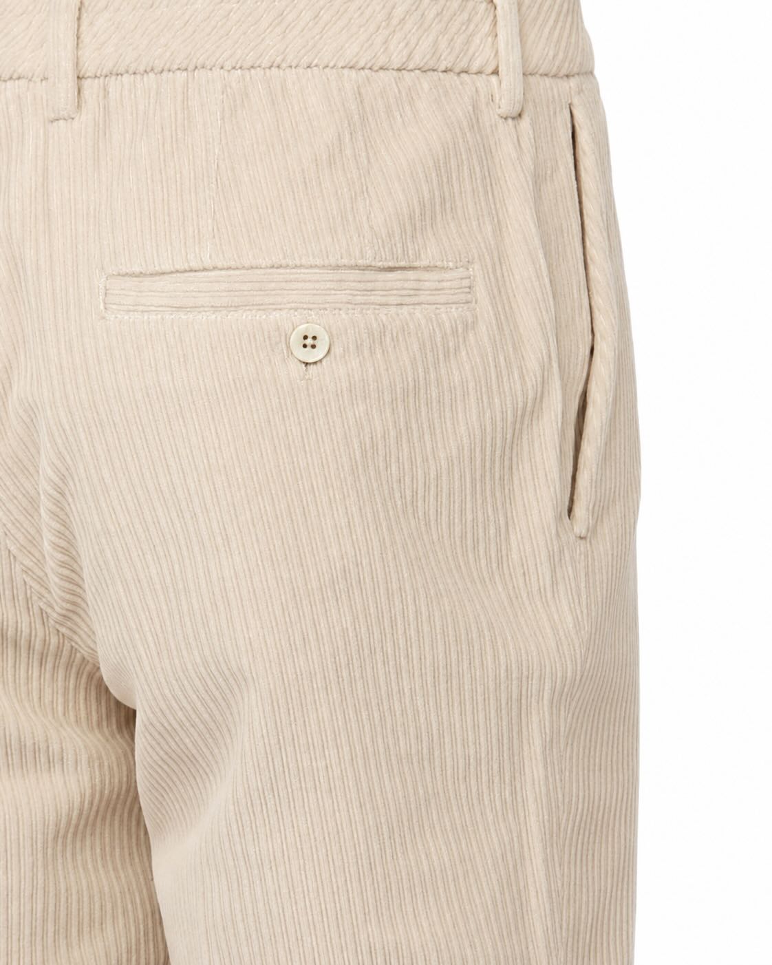Corduroy trousers DAVIDE Relaxed Fit in cotton