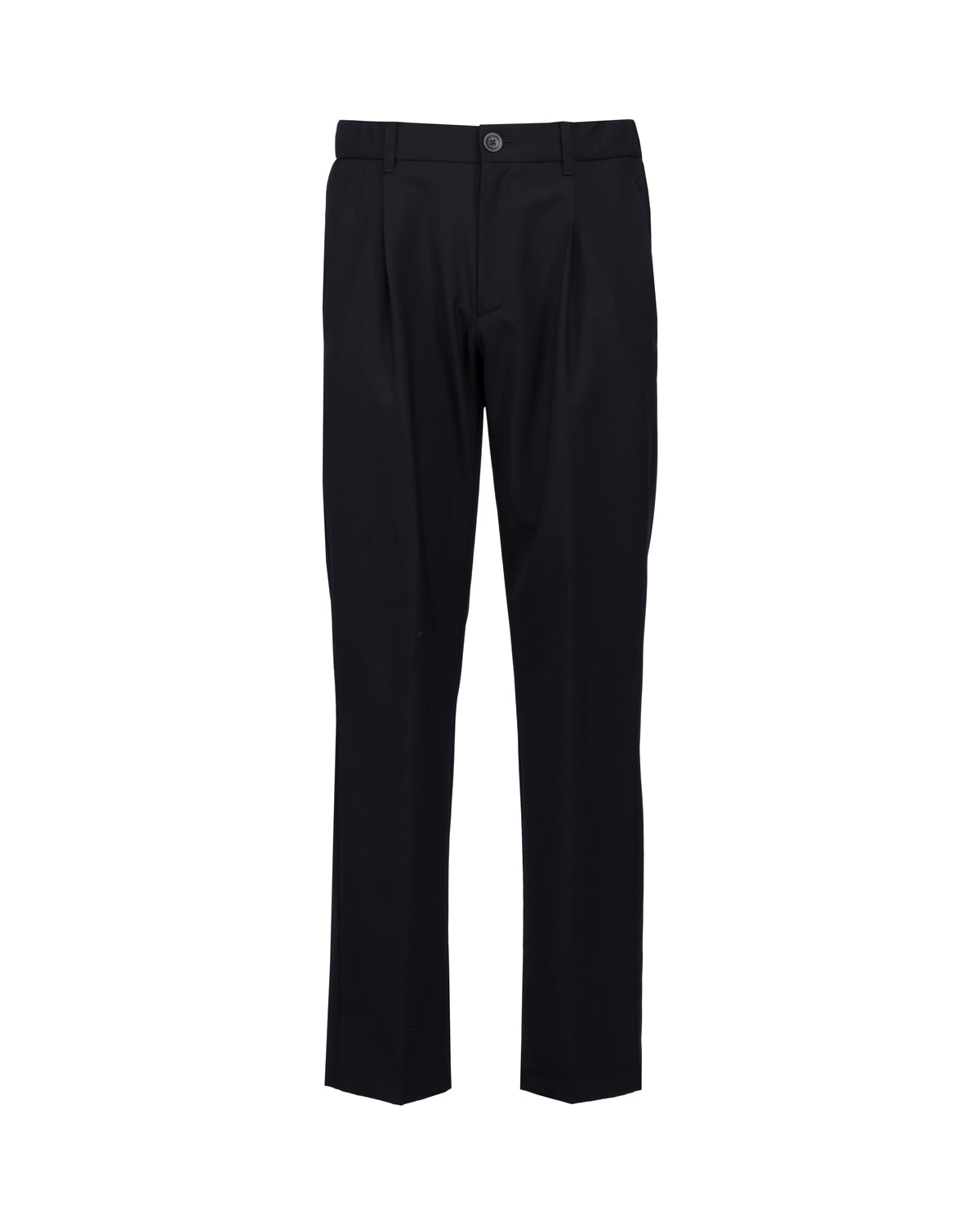 Hose Wolle Stretch Relaxed Fit mit elastischem Bund