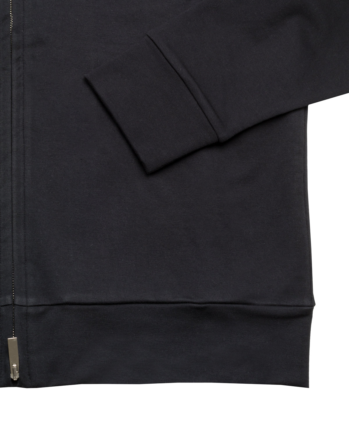 Hooded vest, organic cotton jersey, slim fit