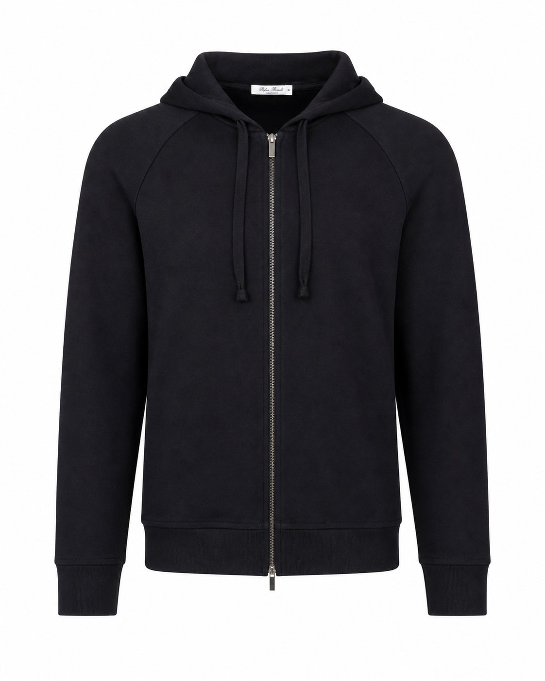 Kapuzenweste Bio Baumwolle Jersey Slim Fit