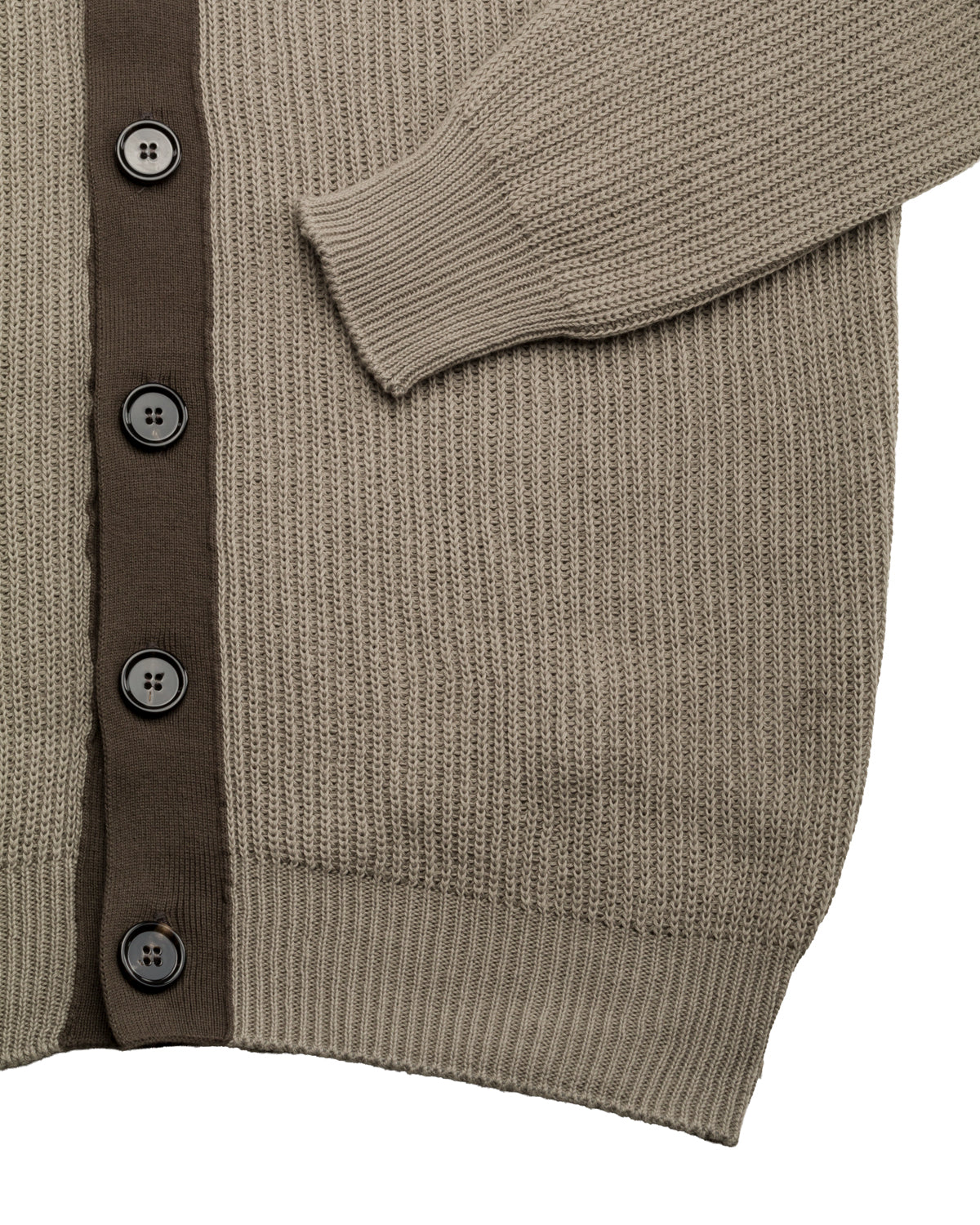 Cotton Cardigan Knit Relaxed Slim