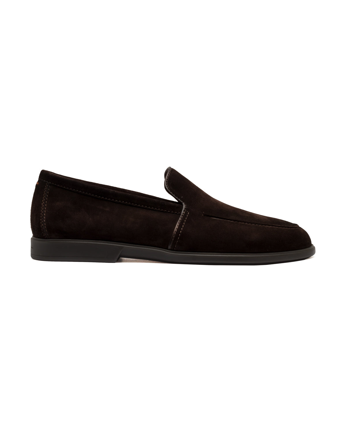 Malibu suede loafers with flexible rubber sole