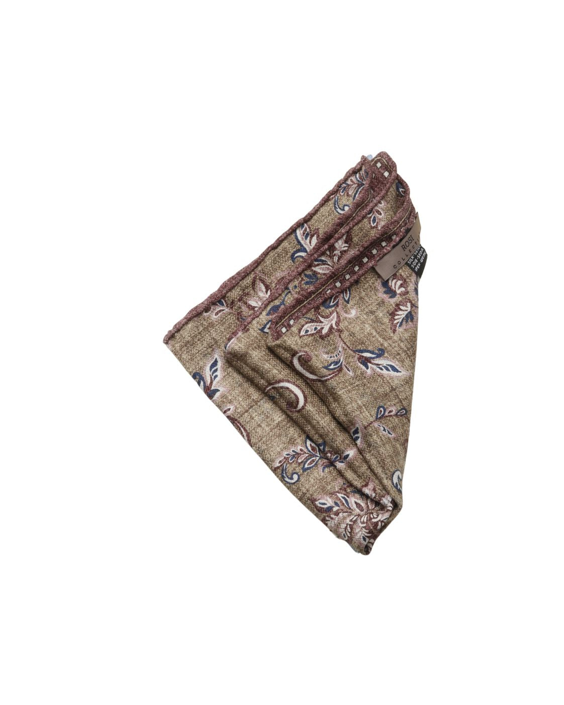 Einstecktuch EASY aus Seide mit floralem und geometrischem Muster