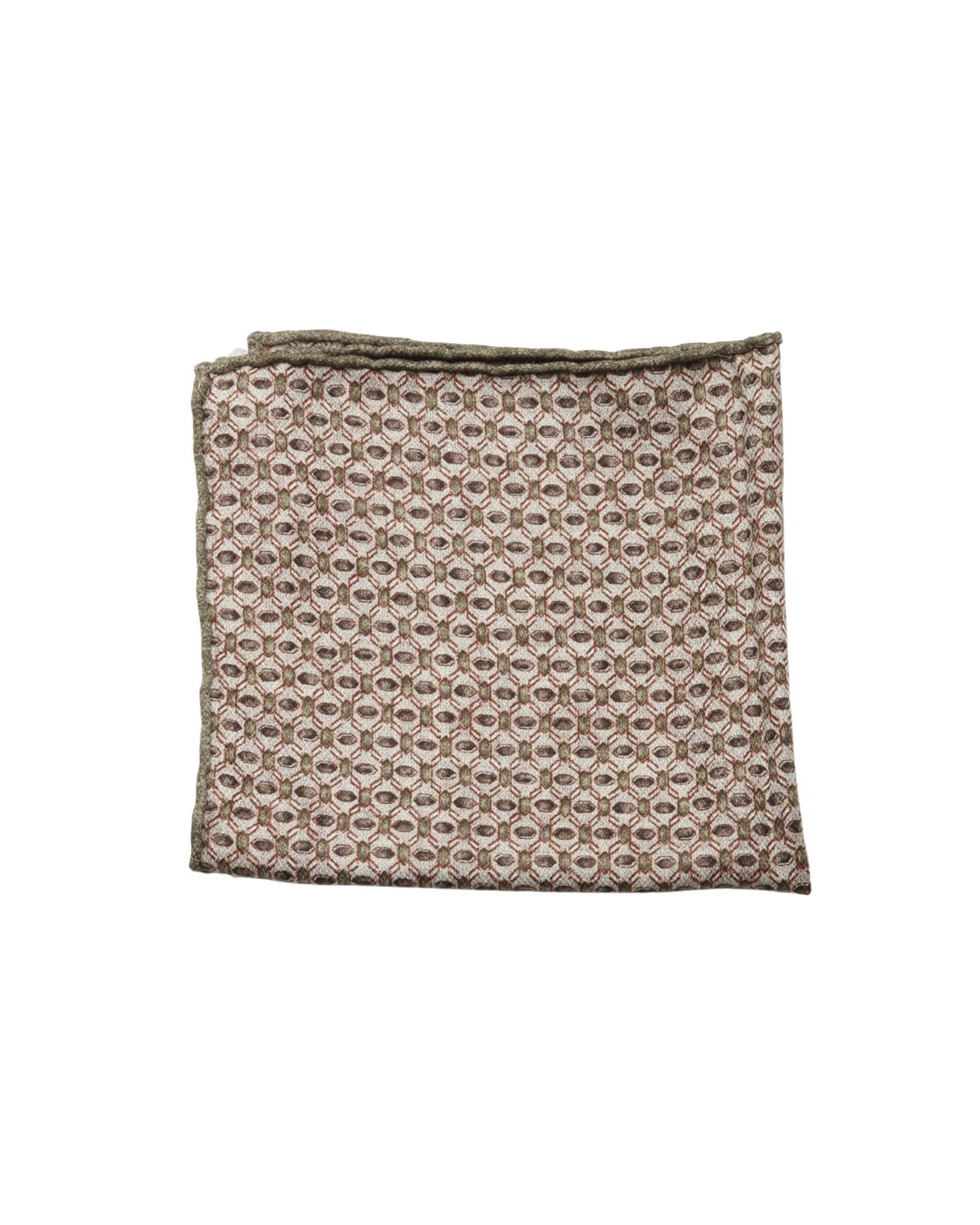 Einstecktuch EASY aus Seide mit Paisley- und Geometriemuster
