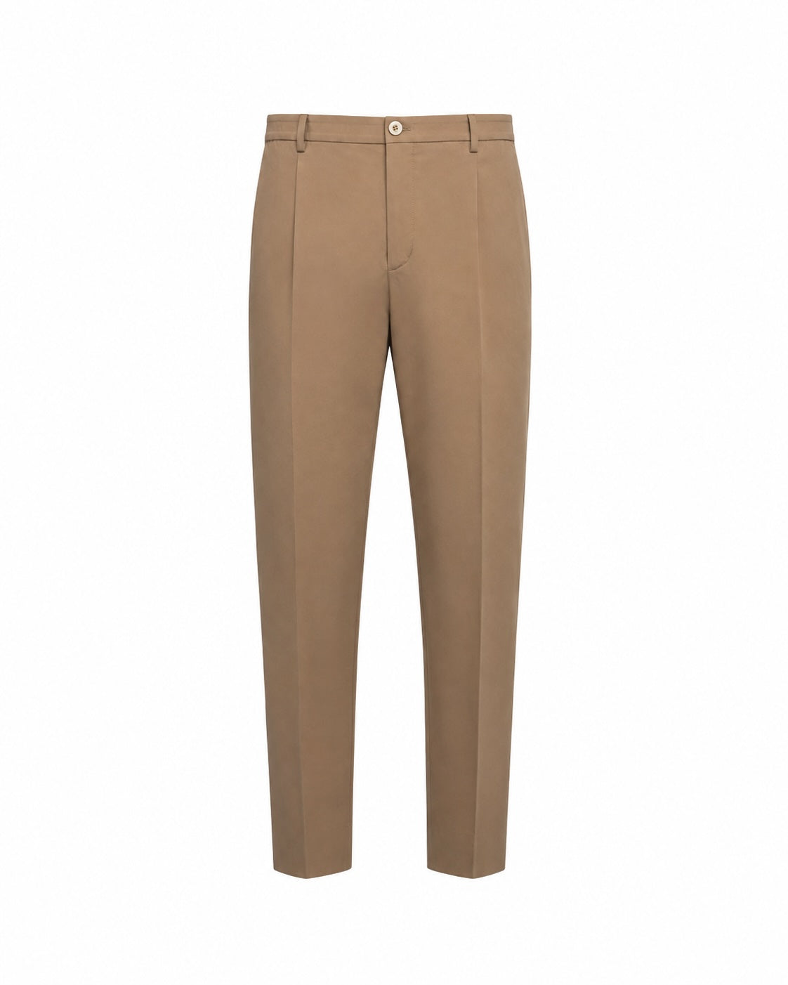 Baumwollmix Hose Bundfalte Slim Fit