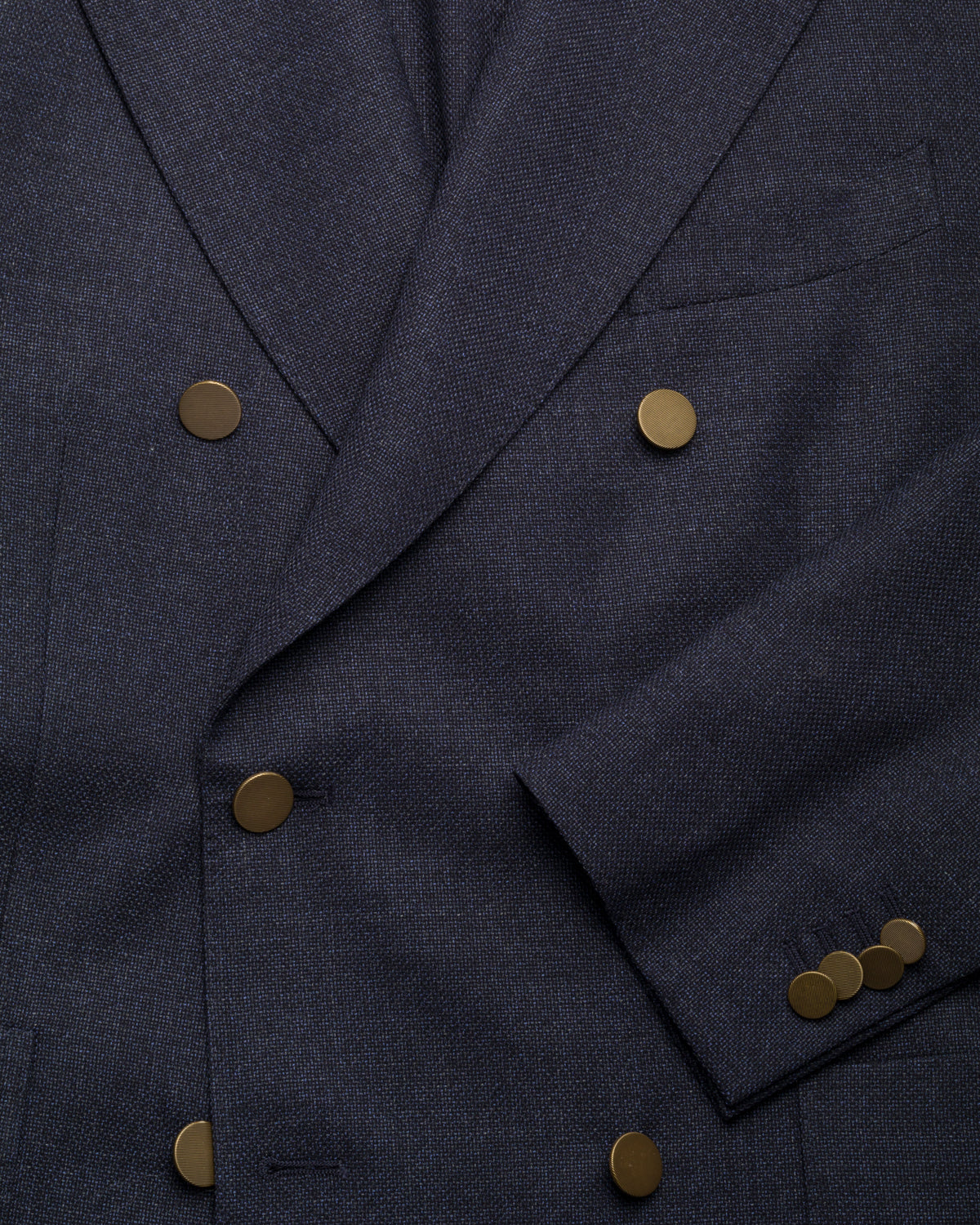 Doppelreihiger Blazer Schurwolle Slim Fit