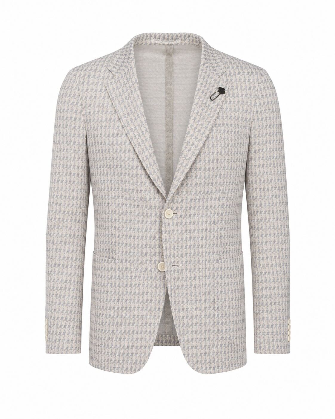 Knitted blazer Tencel cotton slim fit