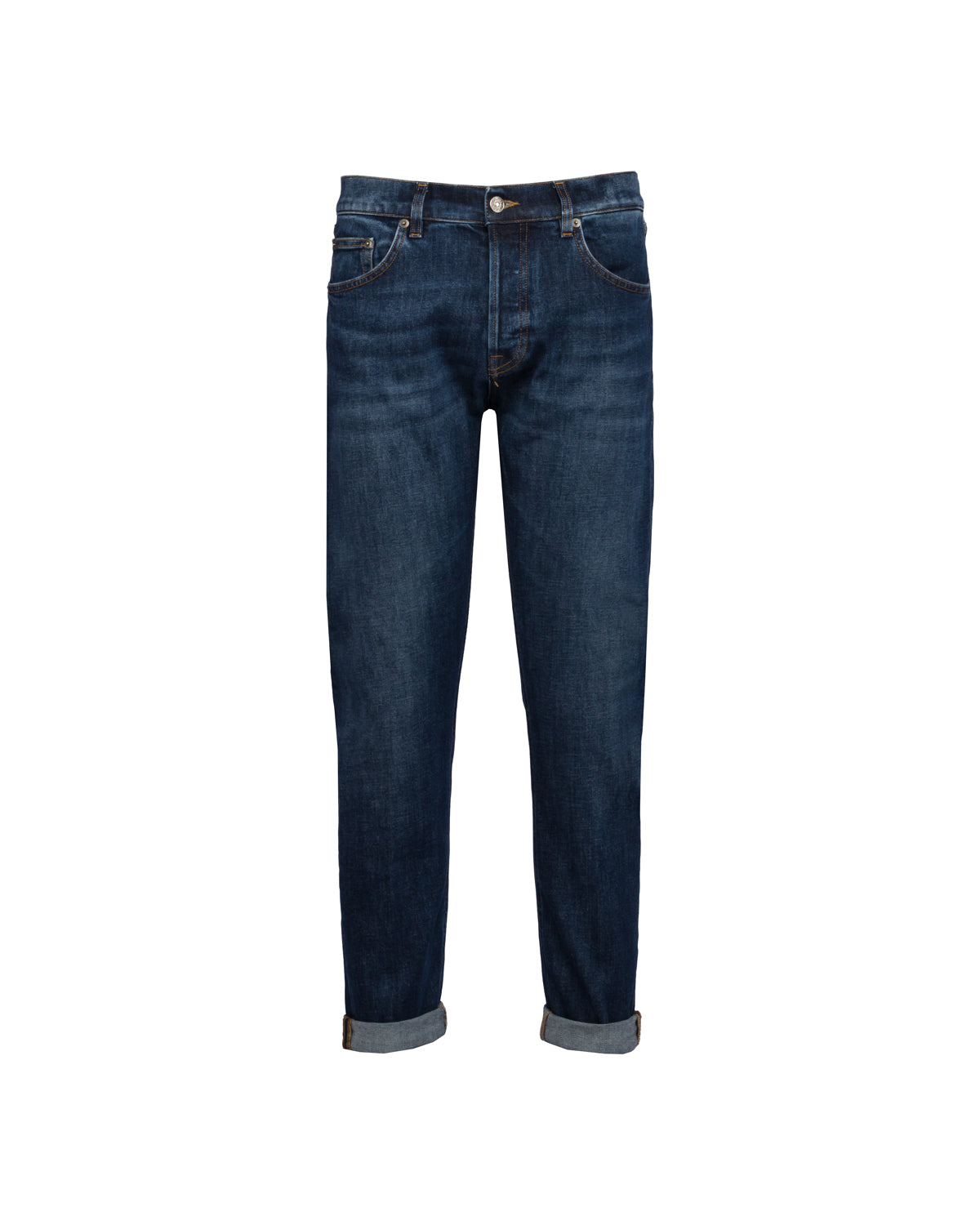 Jeans Stretch Denim Slim Fit Button Fly