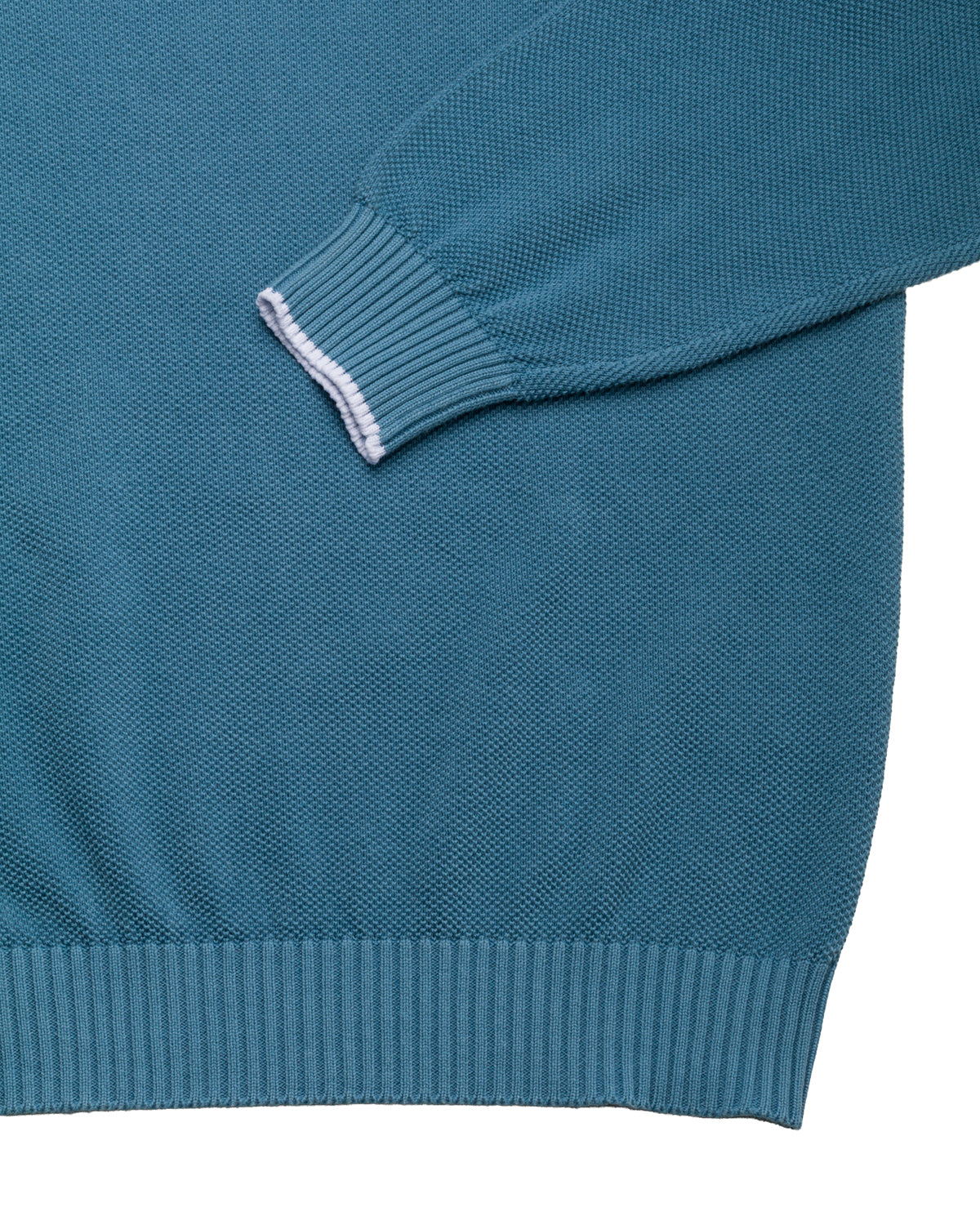 Summer pullover cotton knit slim fit with texture