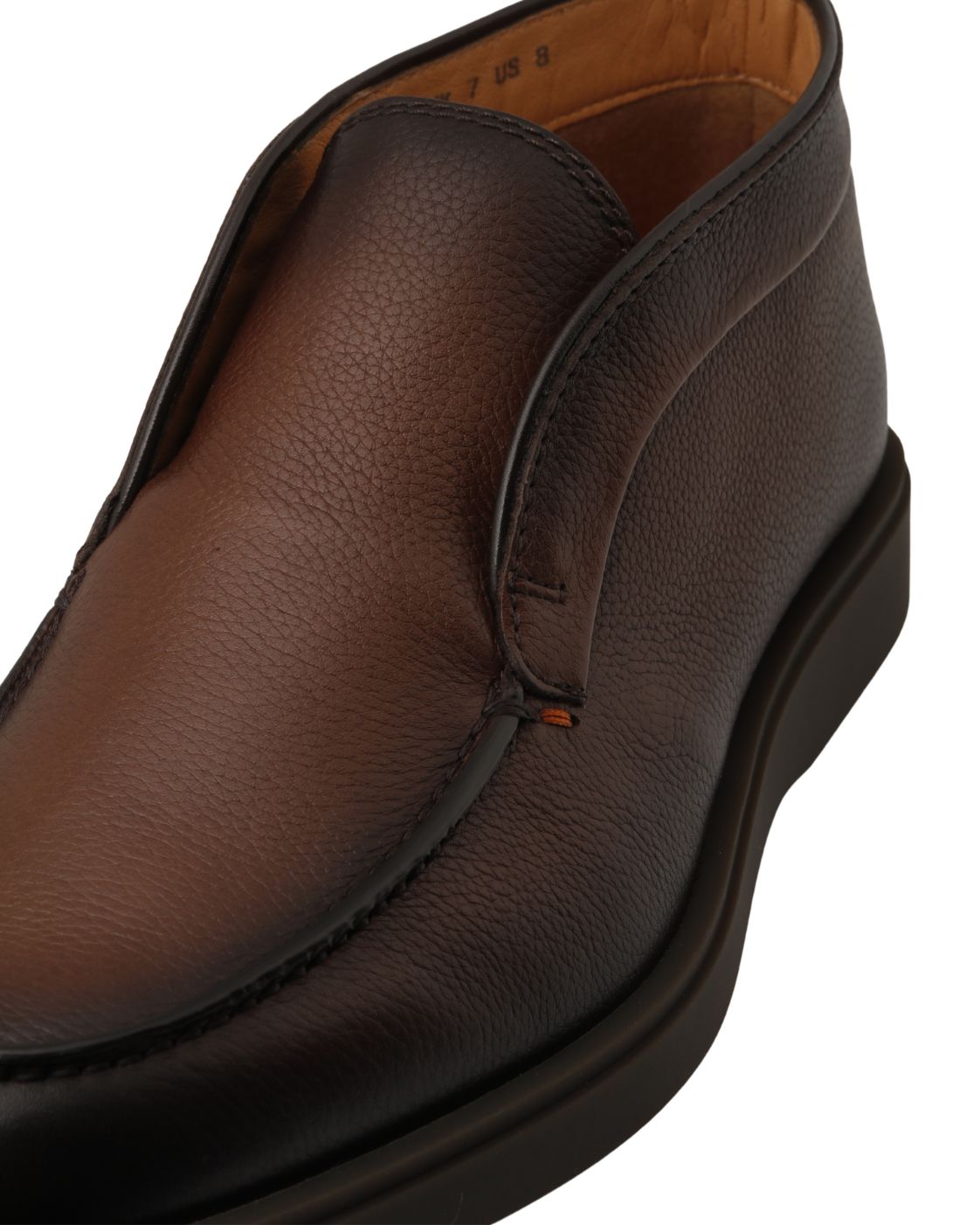 Dark Brown Dragon Lambskin Boots
