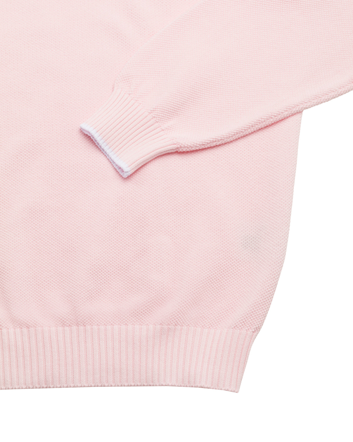 Summer pullover cotton knit slim fit with texture