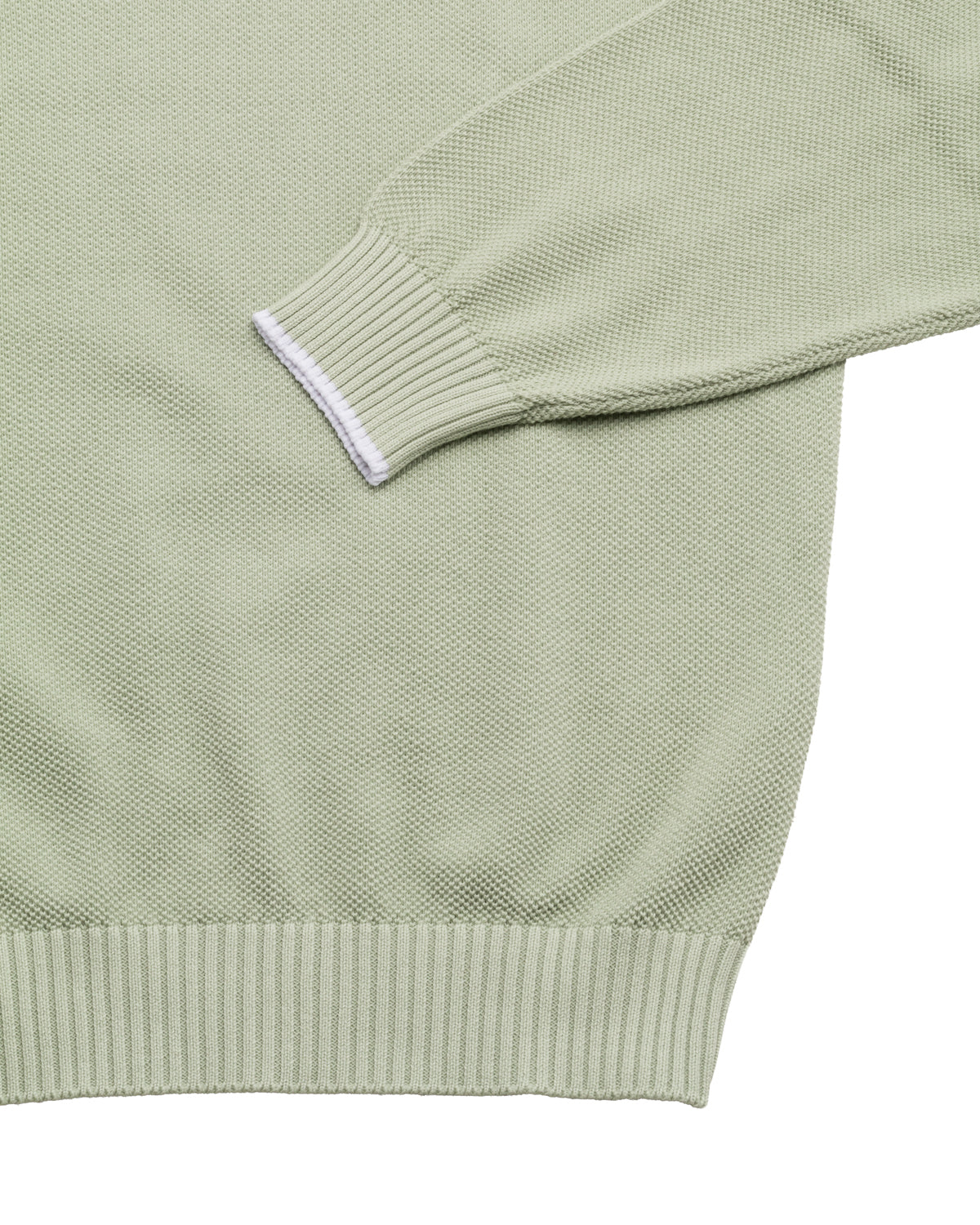 Summer pullover cotton knit slim fit with texture