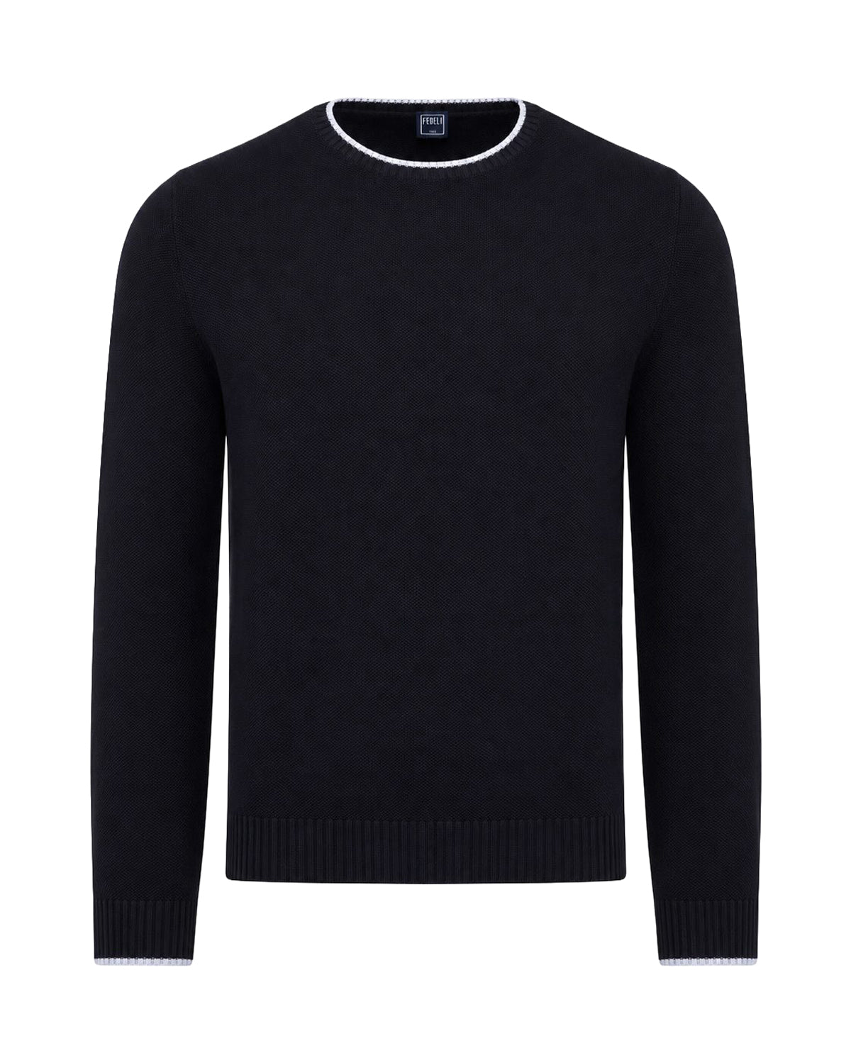 Sommerpullover Baumwolle Strick Slim Fit mit Struktur
