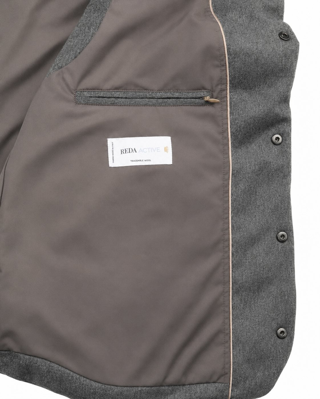 Gilet aus Schurwolle in Grau