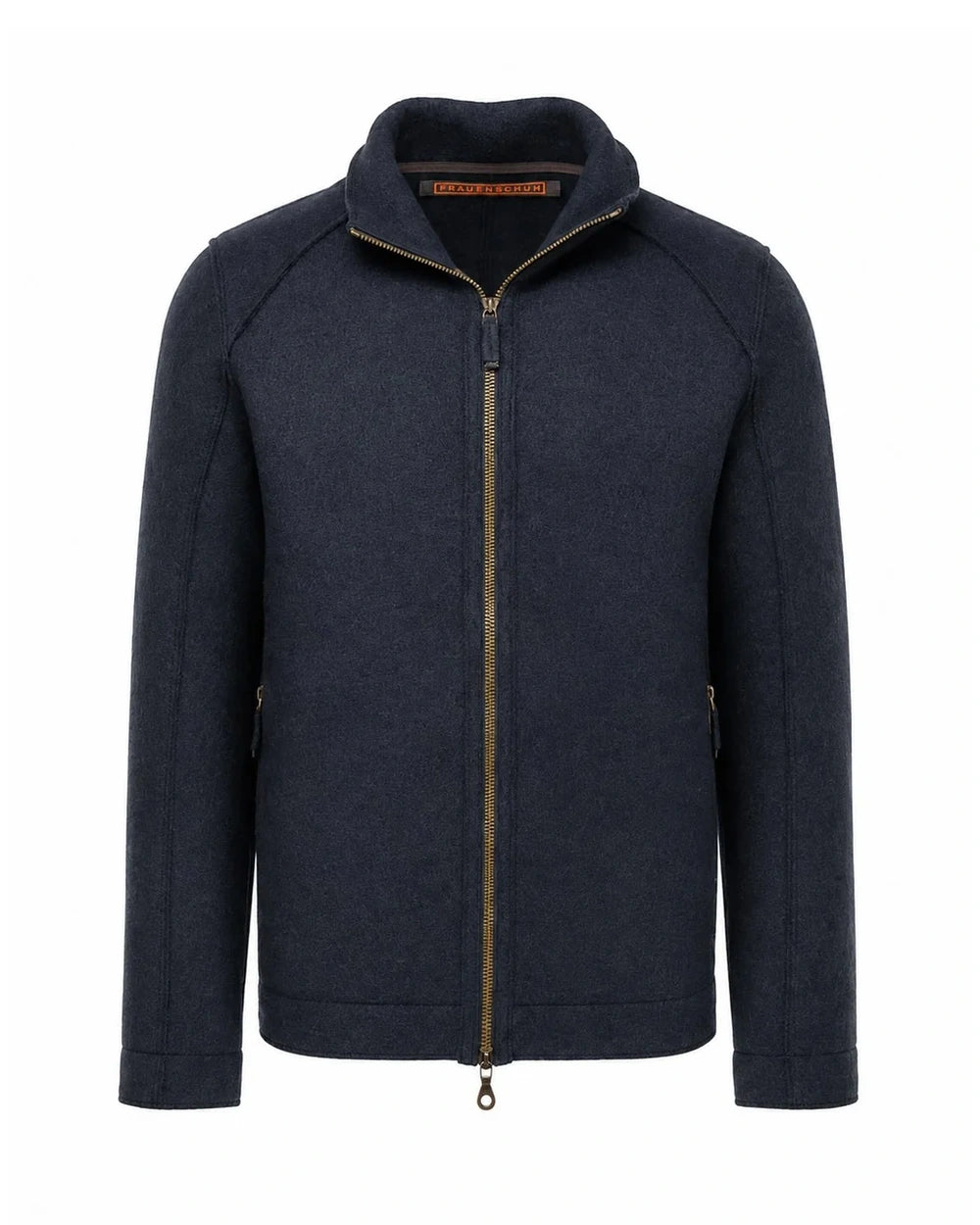Blouson aus Merinowolle in Dunkelblau