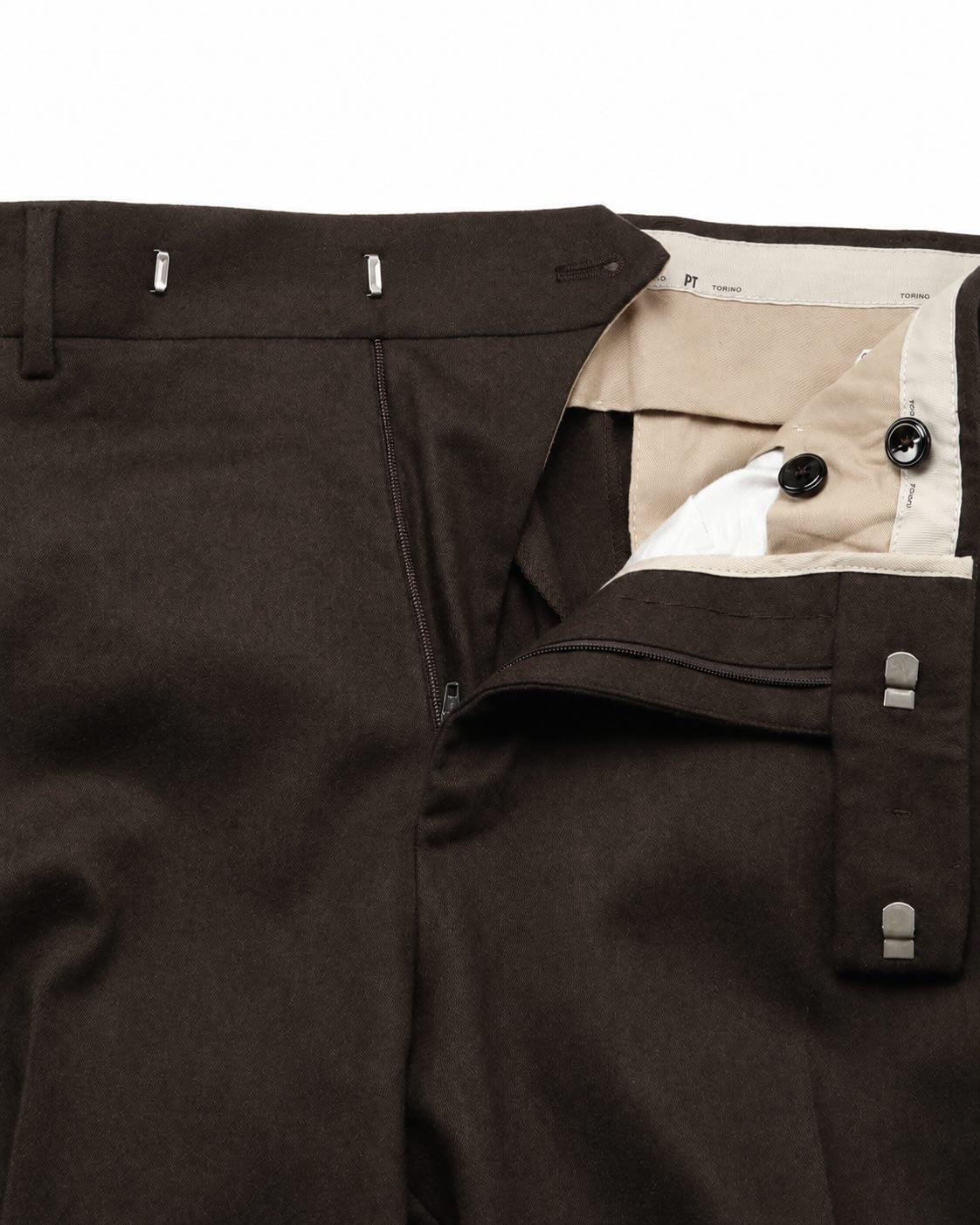 Wollhose Rebel Fit Stretch aus Schurwolle und Kaschmir