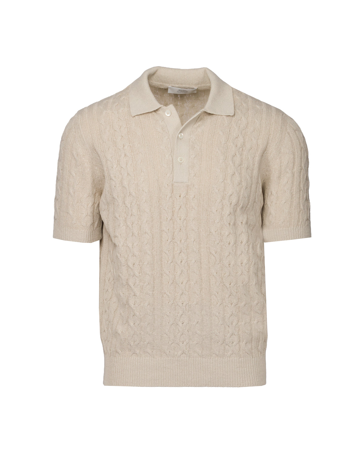 Cotton Cashmere Knit Polo Slim Fit