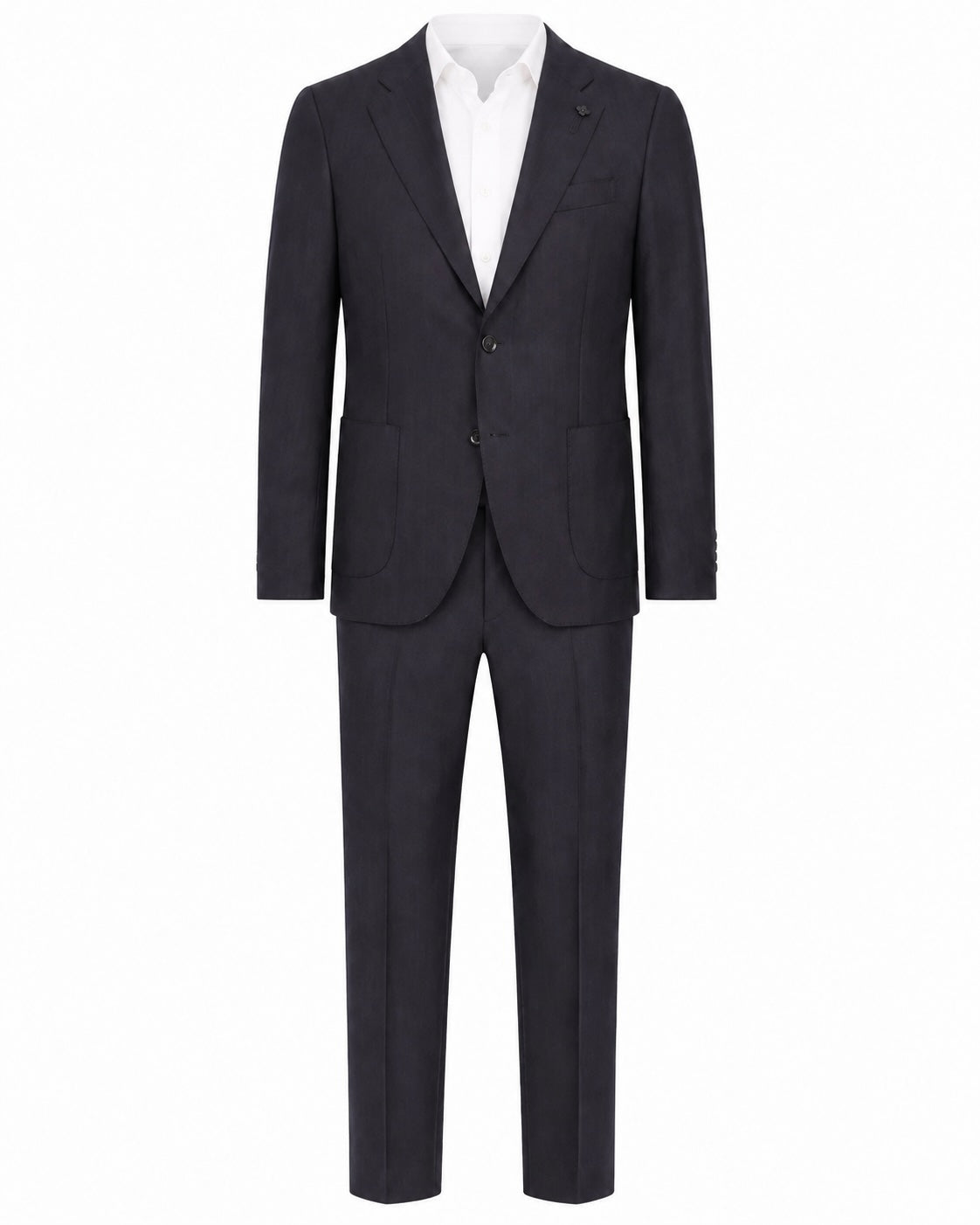 Striped virgin wool suit