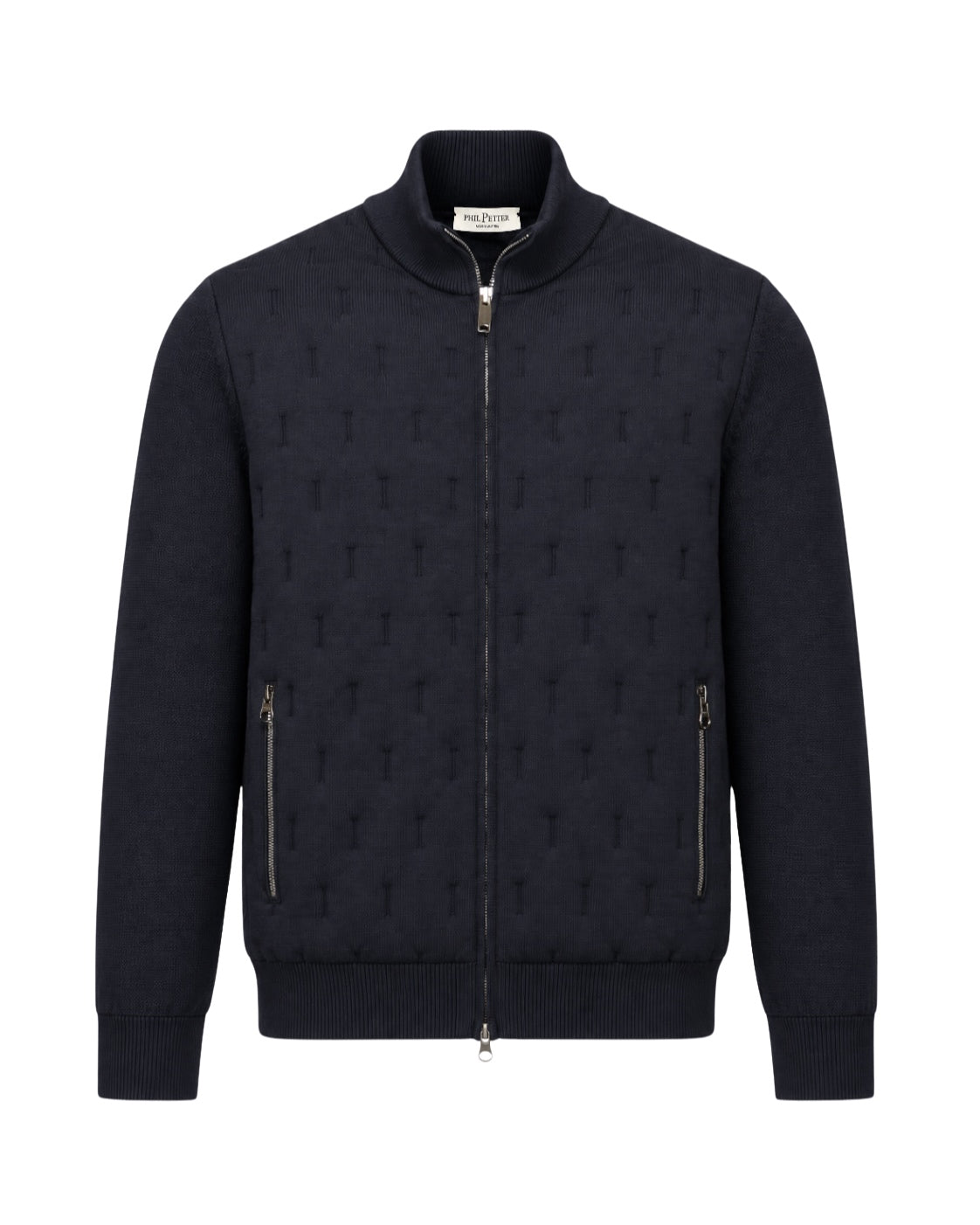 Blouson aus Wolle in Dunkelblau im Regular Fit