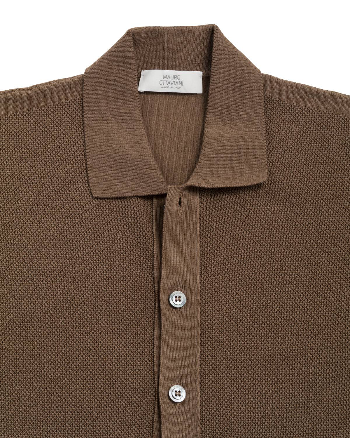 Cotton Shirt Jacket Knit Slim Fit