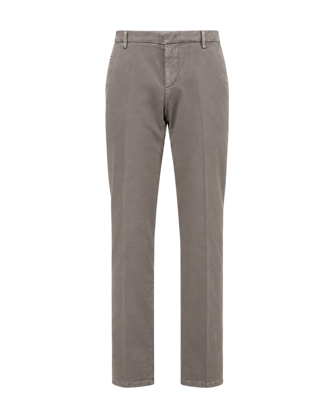 Cotton elastane chinos in grey