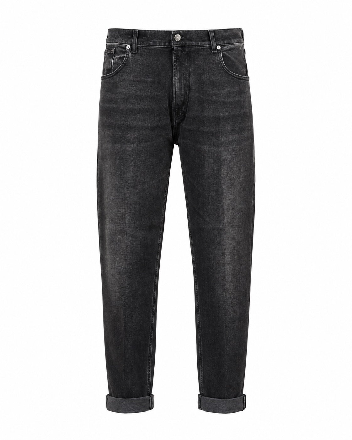 Jeans aus Baumwolle in Schwarz im Loose Fit