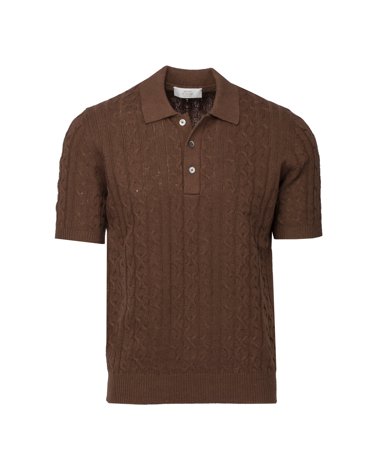 Cotton Cashmere Knit Polo Slim Fit