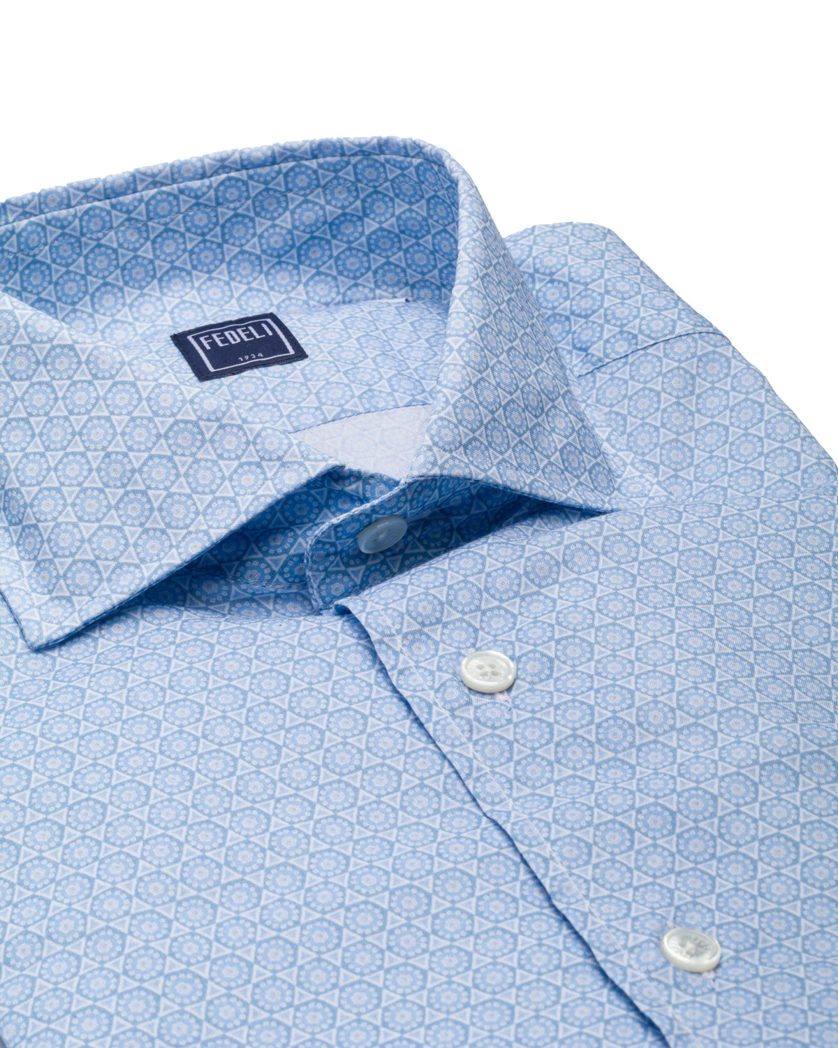 Sommerhemd Baumwollstretch Slim Fit