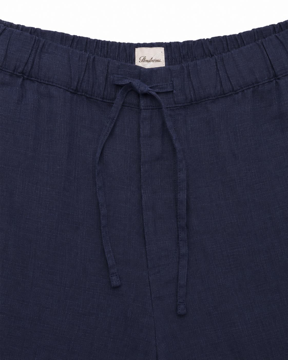 Linen Bermuda shorts with drawstring, summer