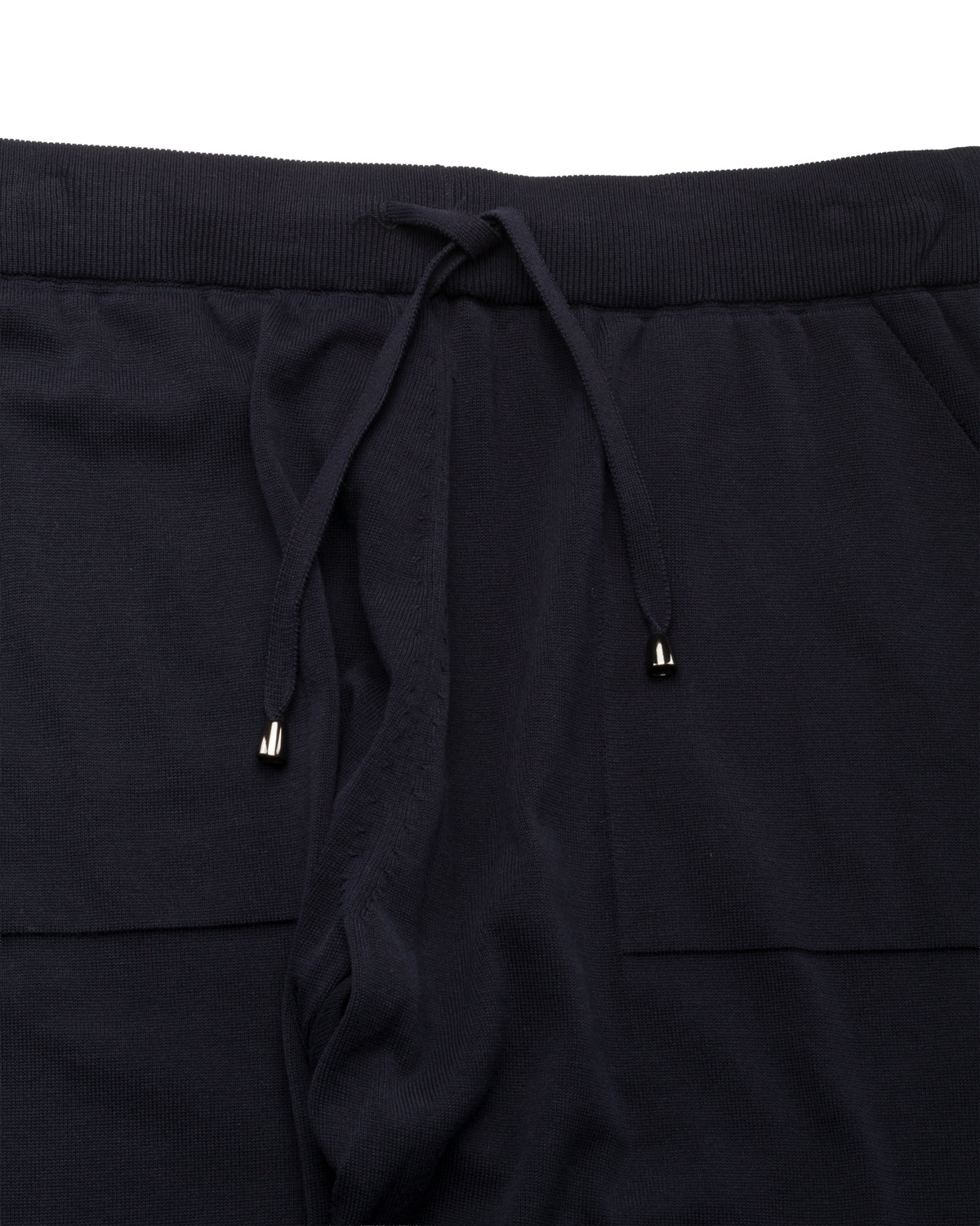 Trackpants Baumwollkrepp Strick Relaxed Slim