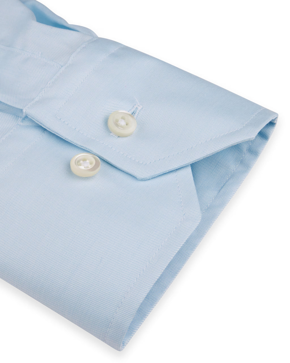 Twill shirt light blue regular