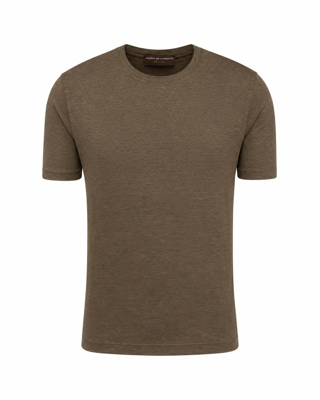 Leinen T-Shirt Slim Fit Stretch
