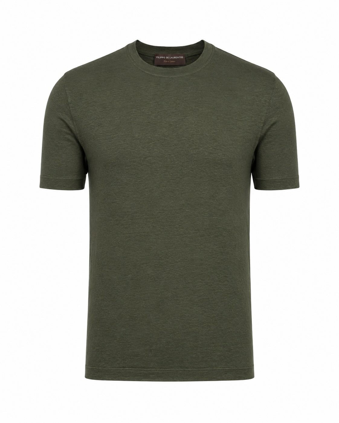 Leinen T-Shirt Slim Fit Stretch