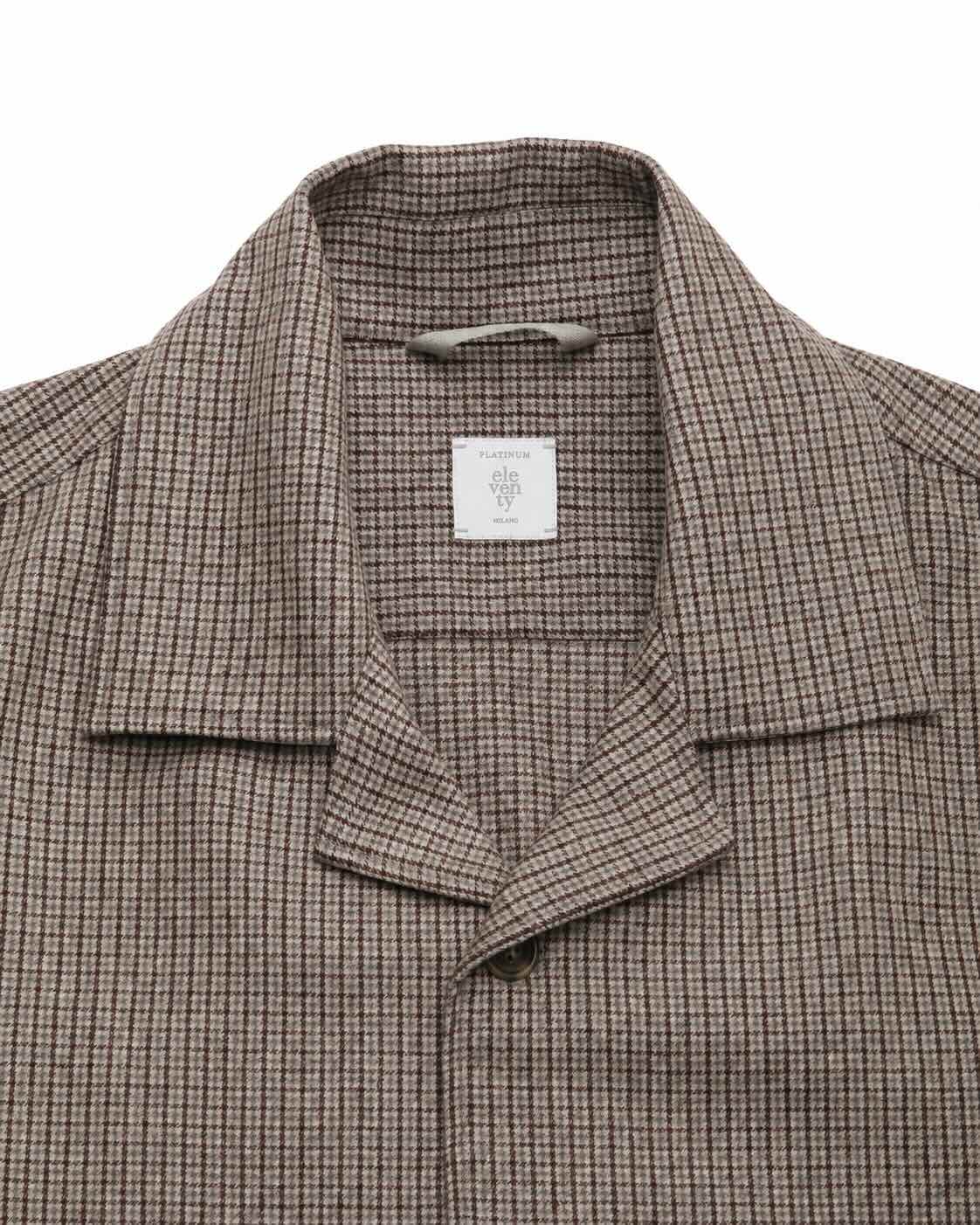 Wool and cashmere overshirt