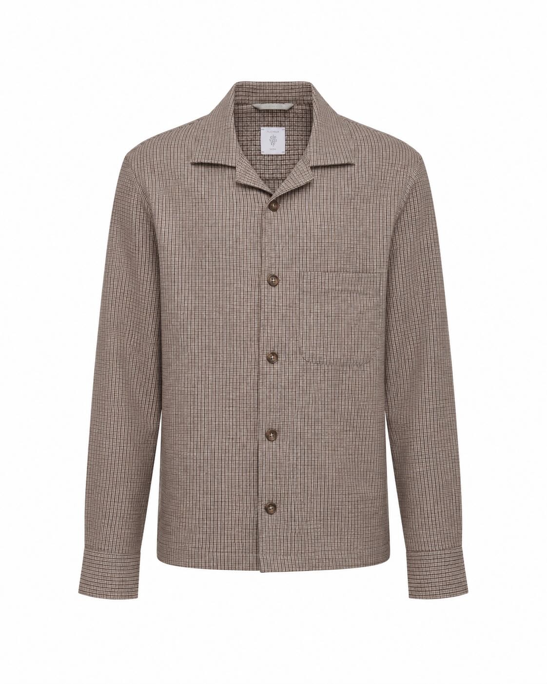 Wool and cashmere overshirt