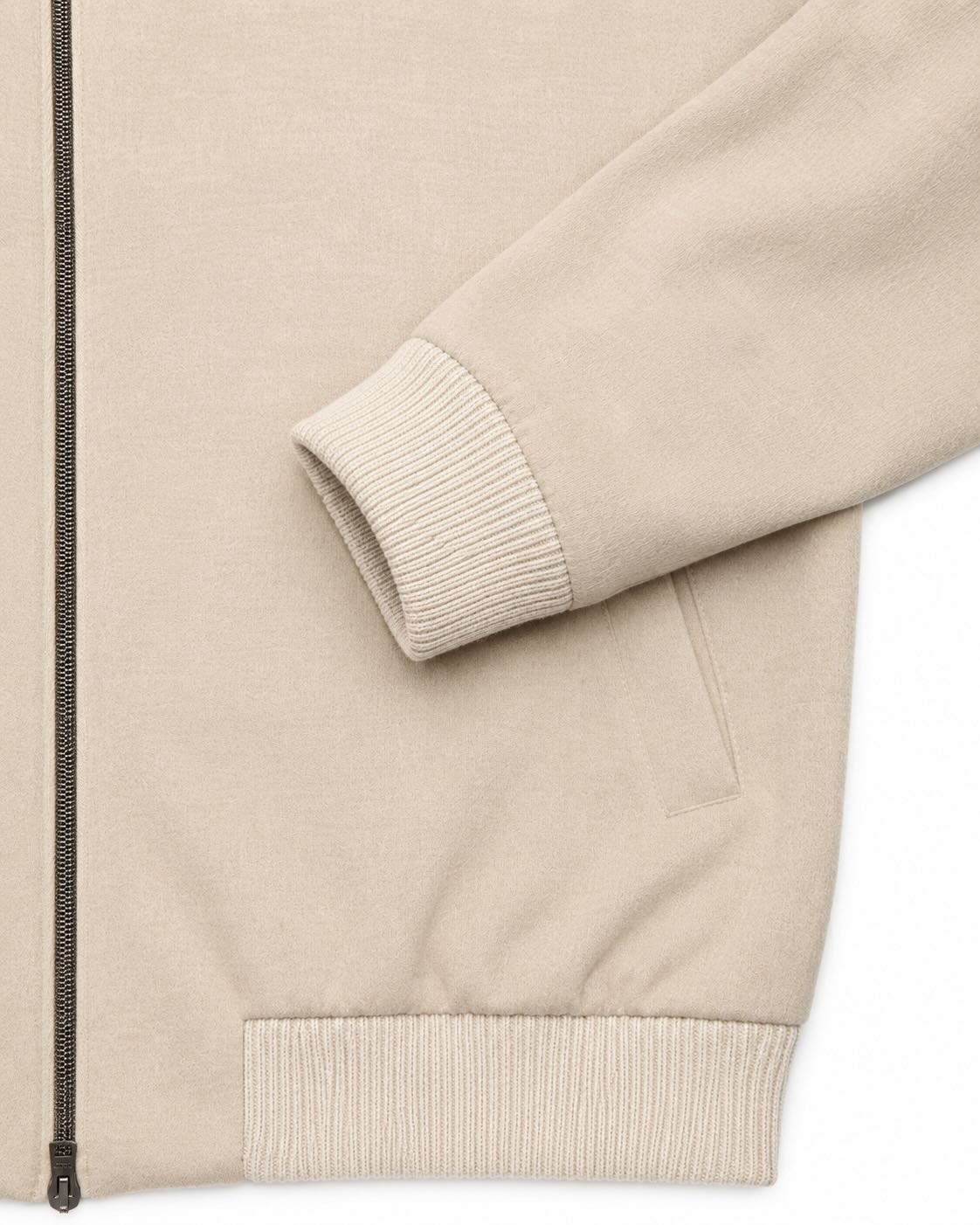 Blouson mit Wolle und Modal