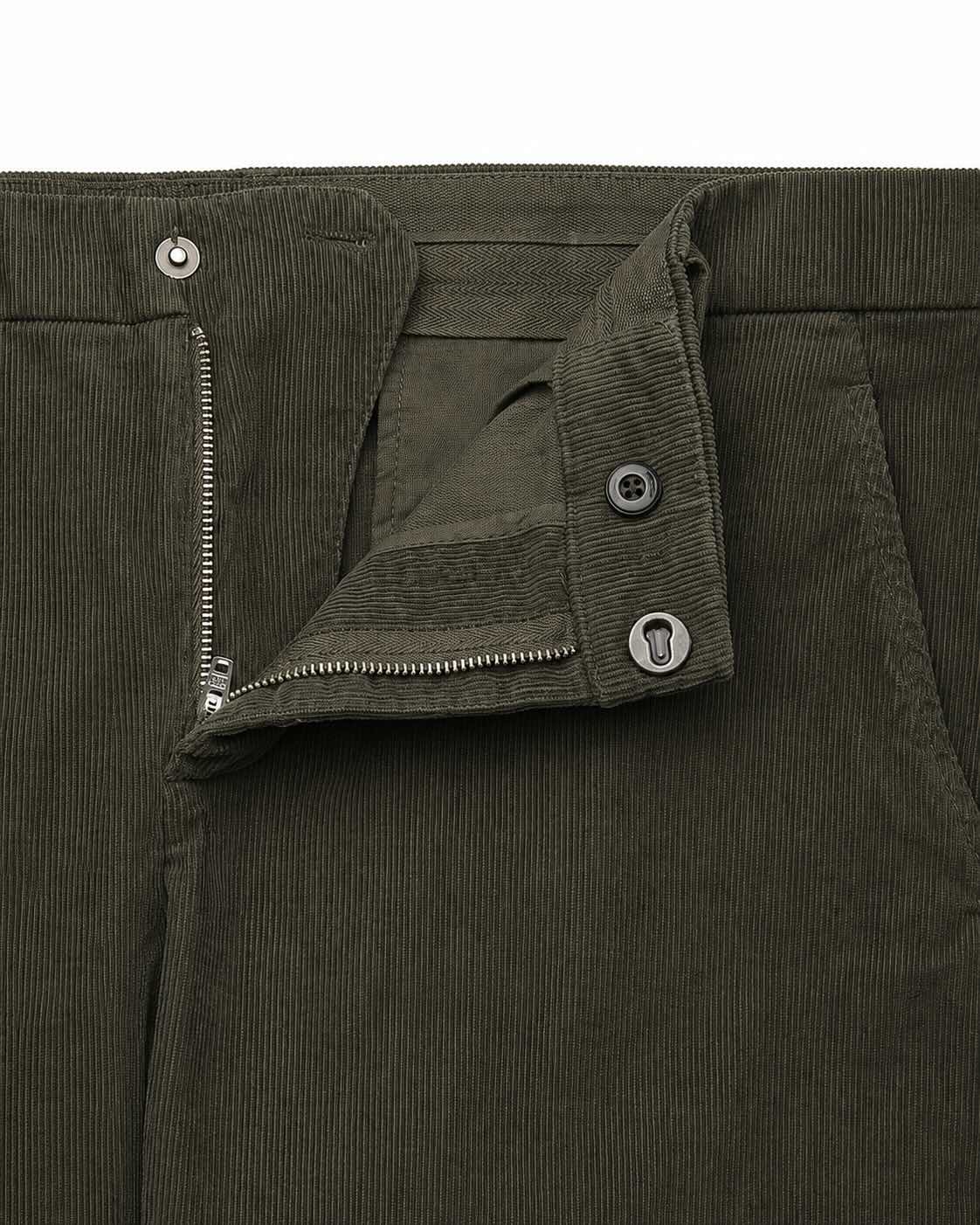 Cotton corduroy trousers